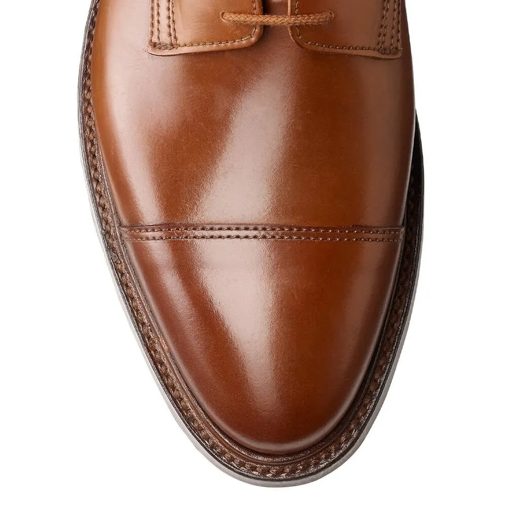 7CM/2.76 Inches CMR CHAMARIPA Men’s Elevator Boots - Premium Yellow Brown Shell Cordovan Leather Cap Toe Derby