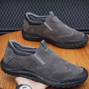 binfenxie  -  Men's Sneakers Anti Slip Platform Casual Canvas Shoes Comfortable Outdoor Hiking Climbing Shoes Man Slip-On Loafers