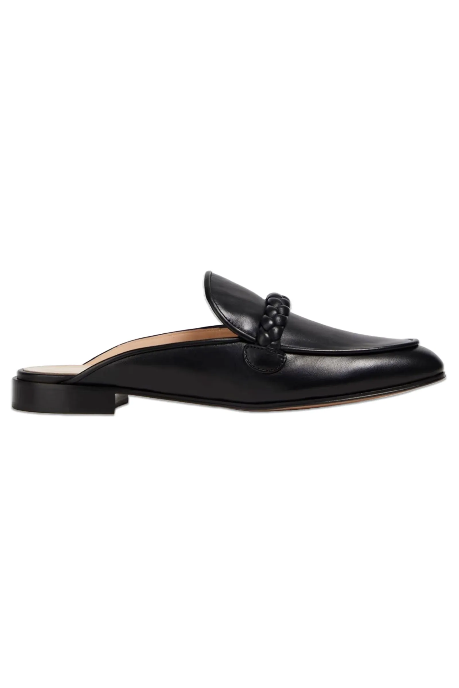 Braided Leather Mules