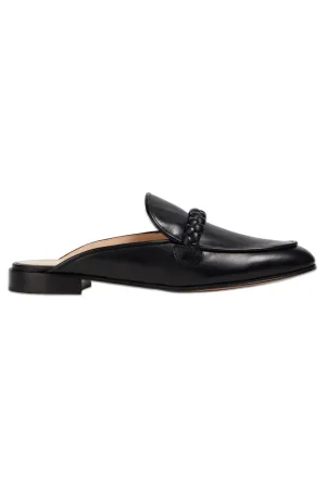 Braided Leather Mules