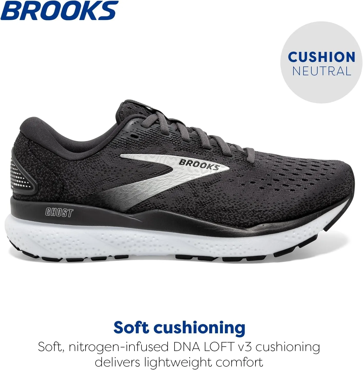 Brooks Men??s Ghost 16 Neutral Running Shoe