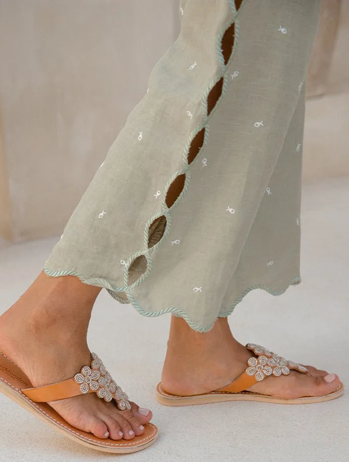 Cooper Flat Light Brown Silver