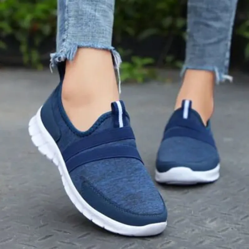 Cuzcare Women Orthopedic Comfortable Shoes Breathable Mesh Slip-on