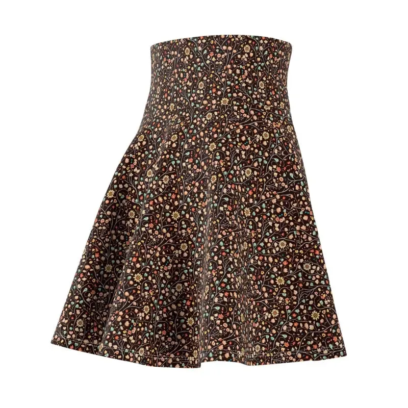 Floral Pattern Women's Skater Skirt