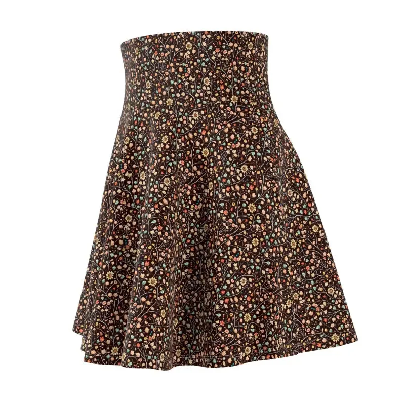 Floral Pattern Women's Skater Skirt
