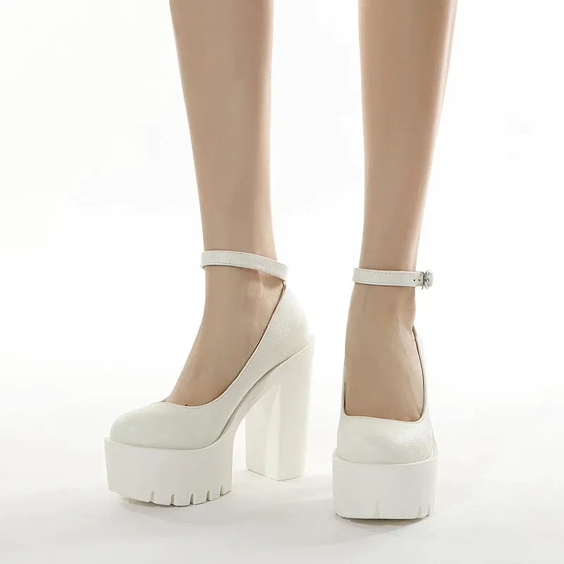 Funki Buys | Shoes | Women's High Mary Jane Gothic Platforms