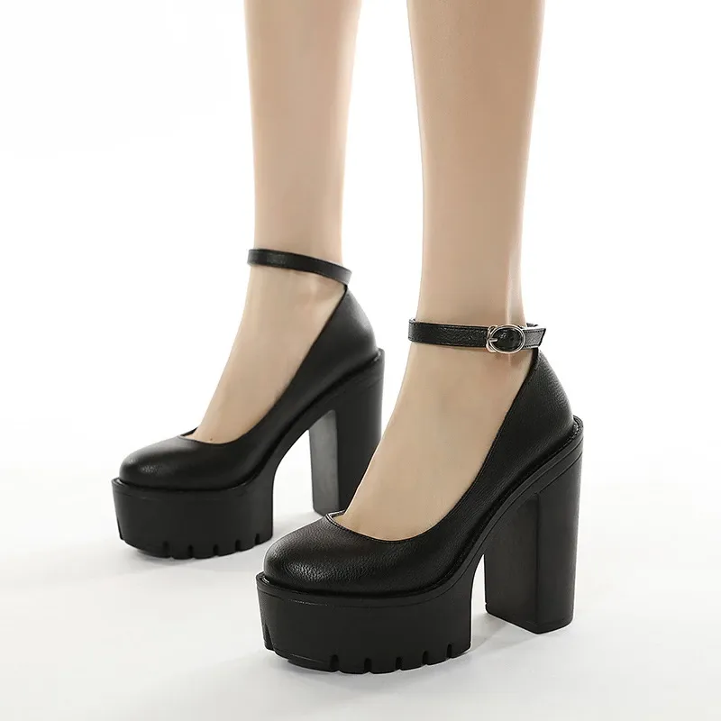 Funki Buys | Shoes | Women's High Mary Jane Gothic Platforms