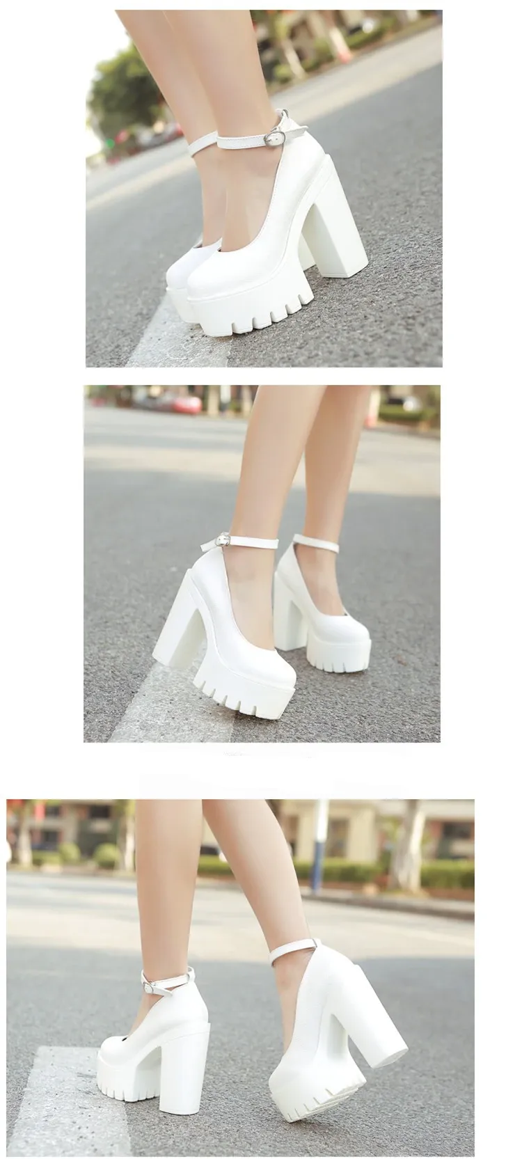 Funki Buys | Shoes | Women's High Mary Jane Gothic Platforms