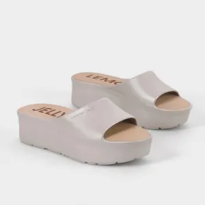 Lemon Jelly Platform Slides in Warm Grey