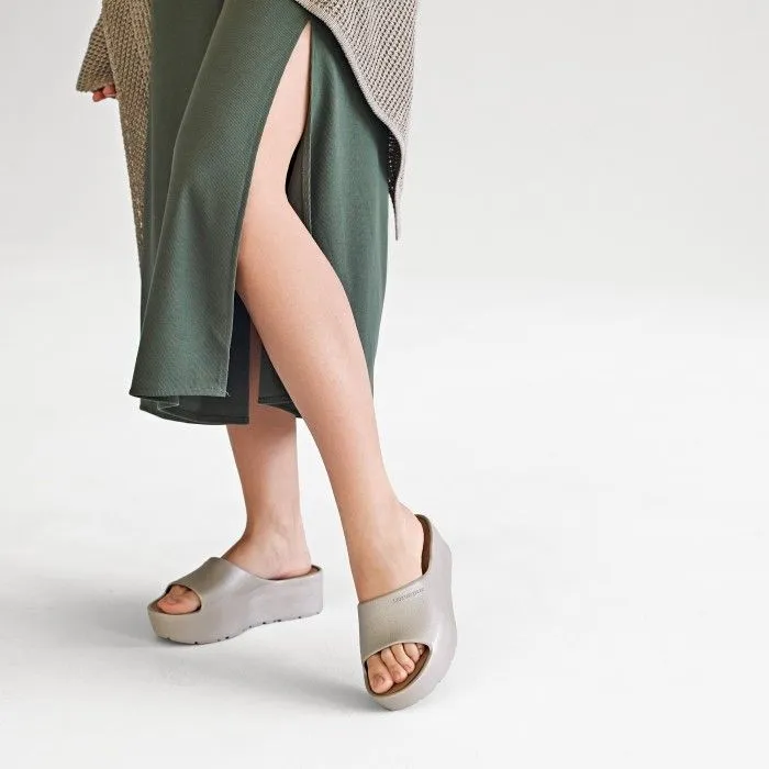 Lemon Jelly Platform Slides in Warm Grey