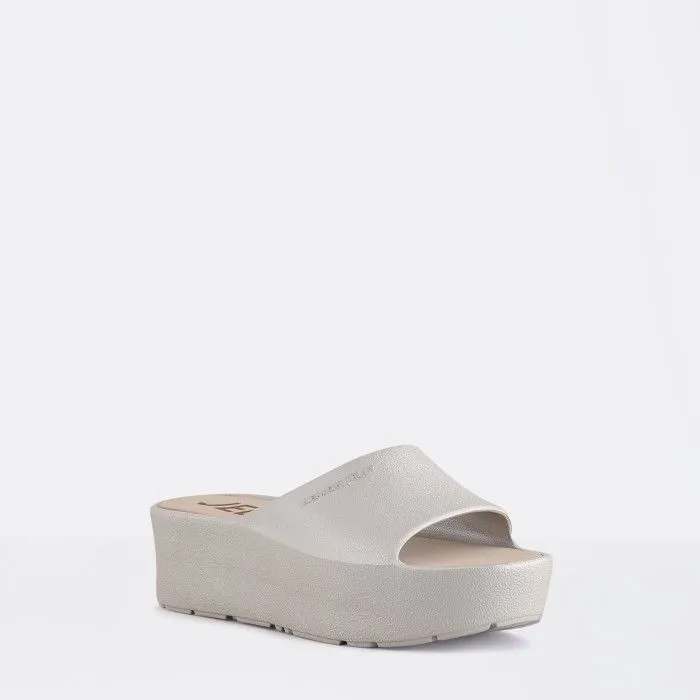Lemon Jelly Platform Slides in Warm Grey