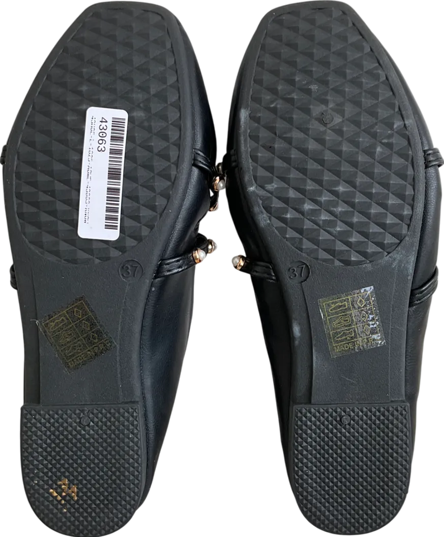 Malien Black Pearl Detail Pumps UK 4 EU 37 👠