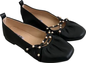 Malien Black Pearl Detail Pumps UK 4 EU 37 👠