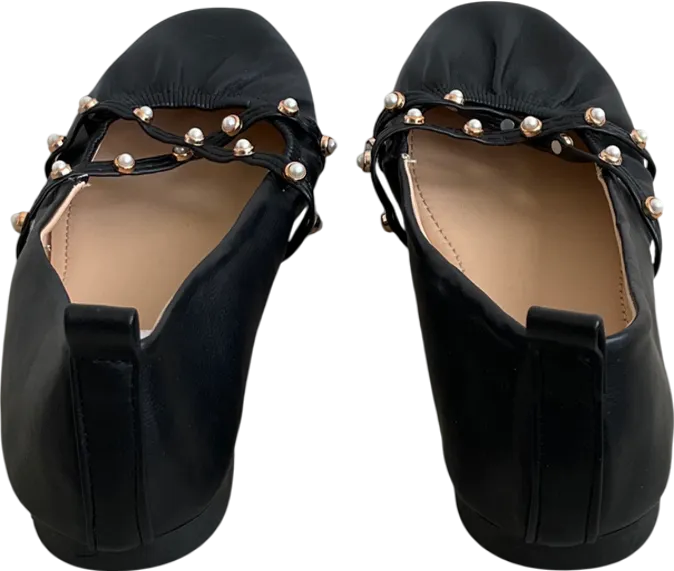 Malien Black Pearl Detail Pumps UK 4 EU 37 👠