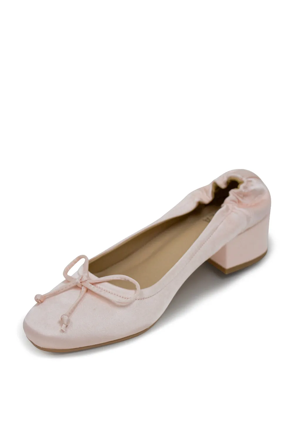 Margot Ballet Flats- Pink Satin