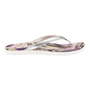 Olukai "Ho'opio Hau" Women's Beach Sandal- Silver/Pineapple