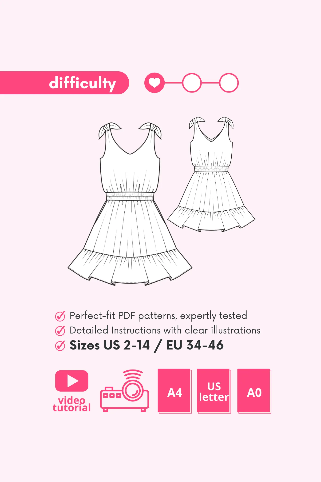 Riley - Jumper Dress Pattern