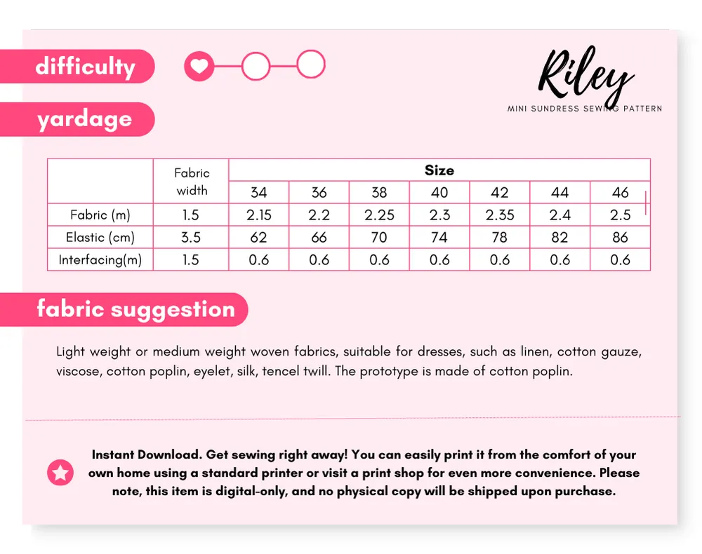 Riley - Jumper Dress Pattern