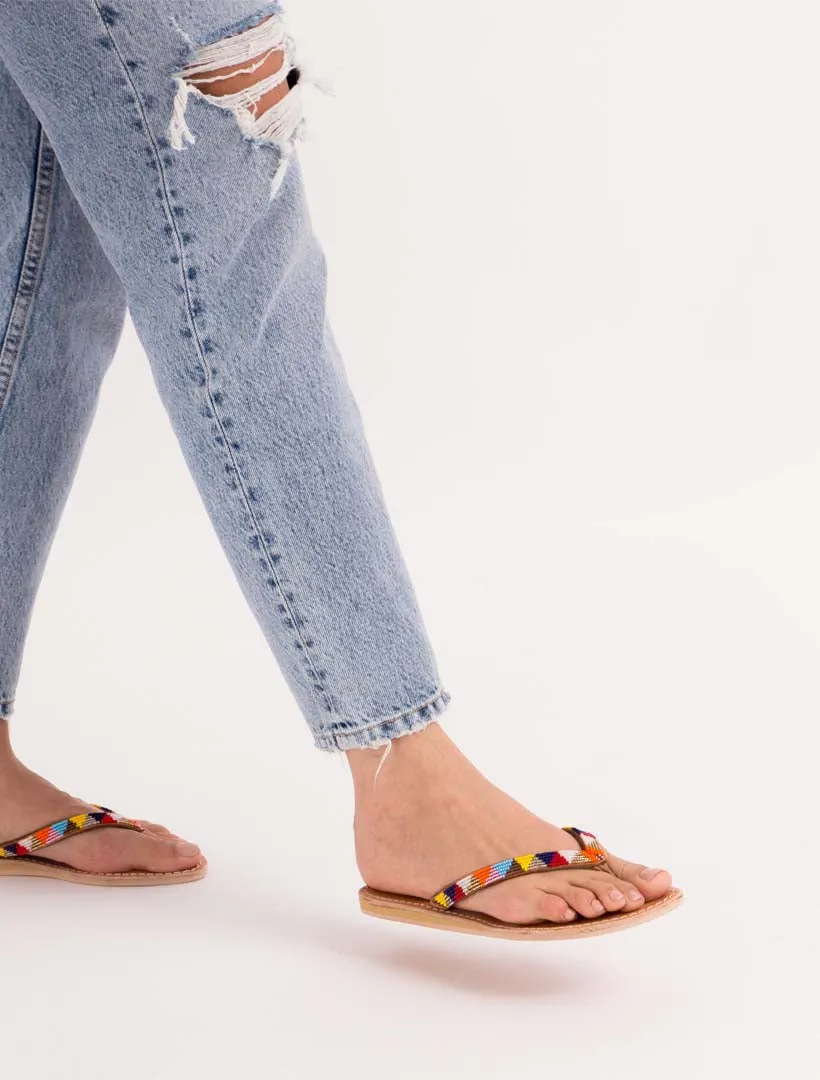 Seri Flat Light Brown Tribal