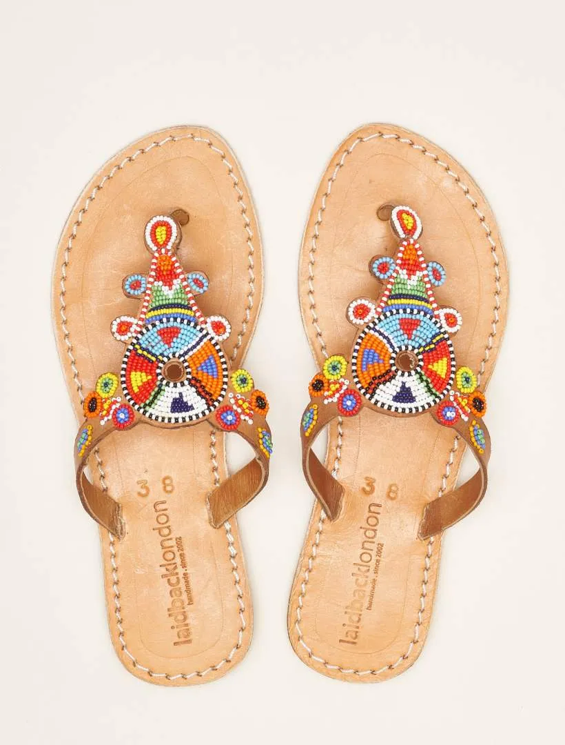 Simba Flat Light Brown Tribal