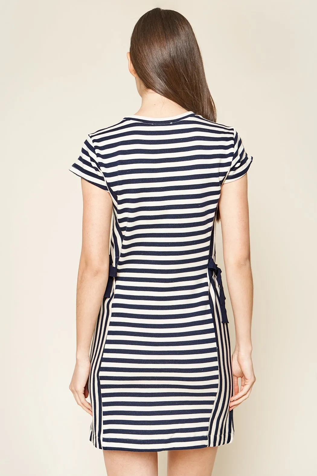 True Blue Striped Shift Dress
