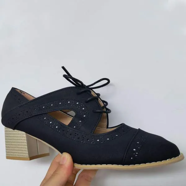 Women'S Retro Chunky High Heels 24024553