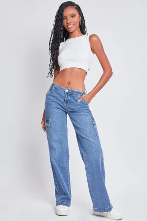 Women's Straight Leg Cargo Skater Jeans